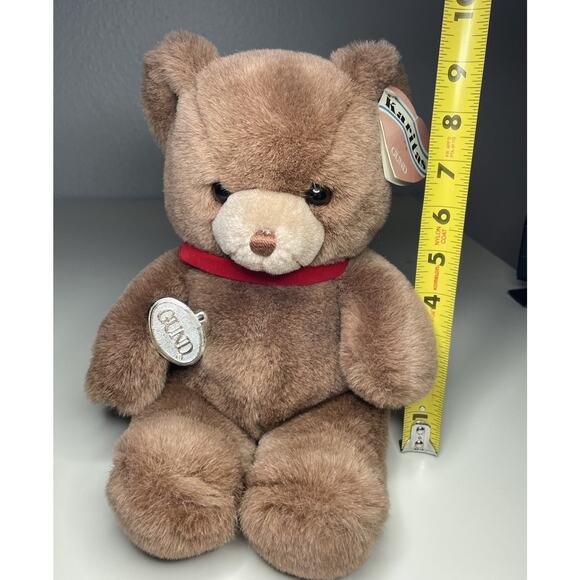 Vintage 1983 GUND Karitas Tender Teddy Plush 9” Brown Bear #2124 With Tags - Picture 14 of 14